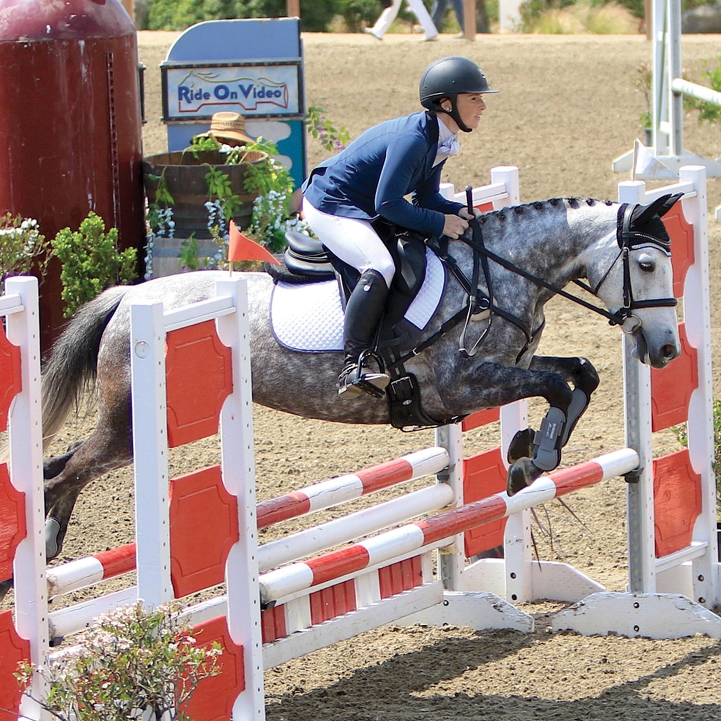 Professional's Choice Jump Pad with VenTECH Lining - Contoured Breathable Moisture-Wicking Saddle Pad