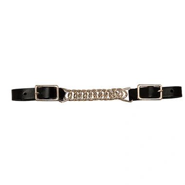 Weaver Leather Curb,Black,41/2''Flat Link Black - Hooves and Paws