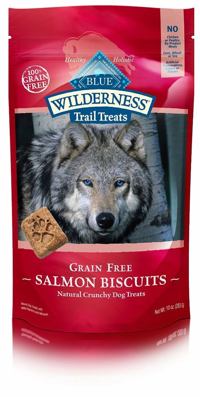 Wilderness Biscuits - 10 Oz Bag - Salmon & Chicken - Hooves and Paws