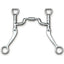 Myler Flat Shank With Sweet Iron Medium Wide Port Comfort Snaffle 5 Inch Mouth Copper Inlay Mb 05 - Hooves and Paws
