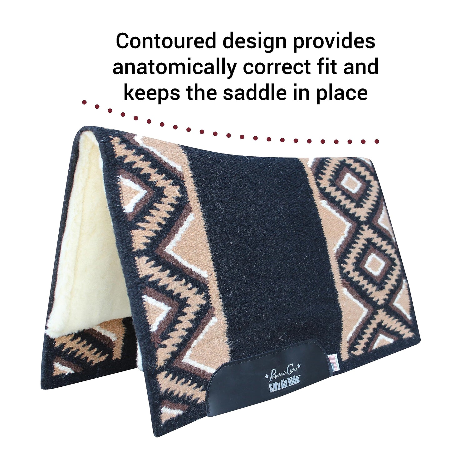 Professional's Choice Comfort-Fit SMX Air Ride Pad: El Dorado | Cooling System & Shock Absorption