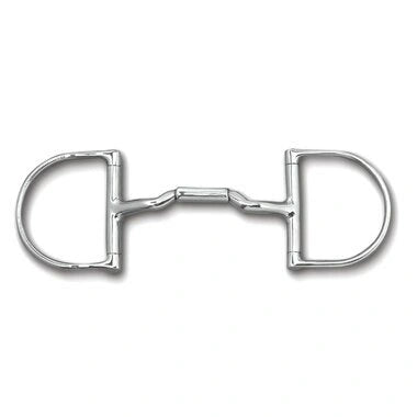 Myler English Pony Dee Snaffle Without Hooks 4 1/2 Inch Mouth Mb 06 - Hooves and Paws
