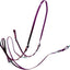 Weaver Leather Equine Roper Barrel Style German Martingale - Soft Burgundy Latigo Leather with Reins
