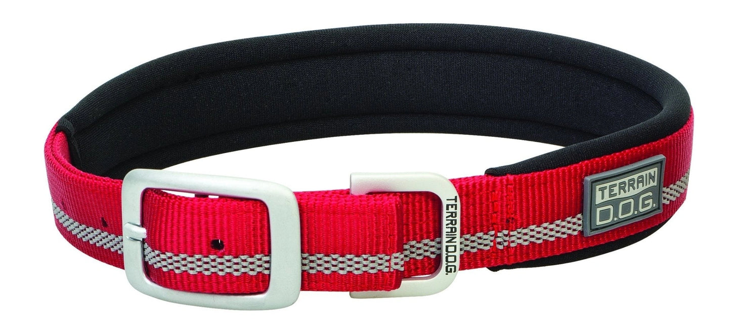 Weaver Leather Reflective Neoprene Lined Dog Collar (Sell out) - Hooves and Paws