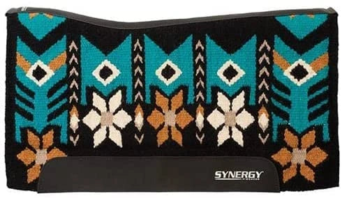Weaver Leather Synergyâ„¢ Contoured Performance Saddle Pad 1" Thick 33" L x 38" W - Hooves and Paws