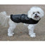 Doggie Design Black Top Dog Flight Outdoor Jacket Coat With Matching Leash - Hooves and Paws