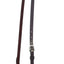 Weaver Leather Beaded Basketweave Noseband - Aztec Design & Antique Copper Accents - 1" Width - Dark Oiled Leather