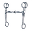 Weaver Leather Bit,Stainless Steel 5'' Tom Thumb, 6 1/2'' Cheeks - Hooves and Paws