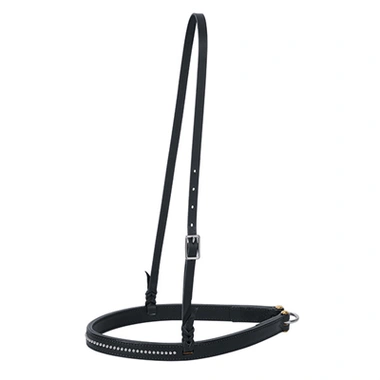 Weaver Leather Back - In - Black Noseband, Black - Hooves and Paws