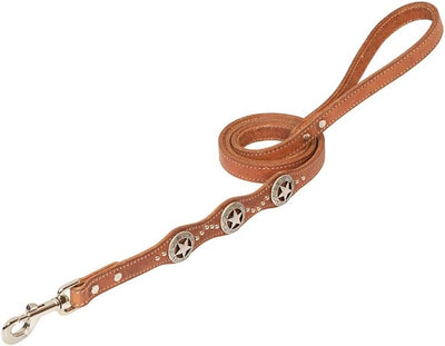 Weaver Leather Texas Star Leash, 3/4" x 4' - Hooves and Paws