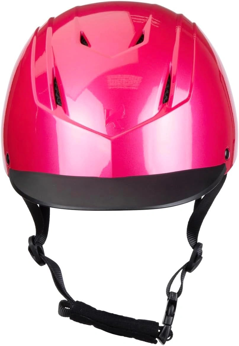 Shires Karben Equestrian Riding Helmet Low Profile Matteo Horse Schooling Safety - Hooves and Paws