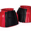 Professional's Choice Rubber Open Bell Boots - Ribbed Overreach Protection with Rolled Collar & Double Hook-and-Loop