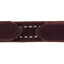 Weaver Leather Cowboy Curb Strap - 4-1/2" Single Flat Link Chain, Heavy Harness Leather, Stainless Steel Hardware