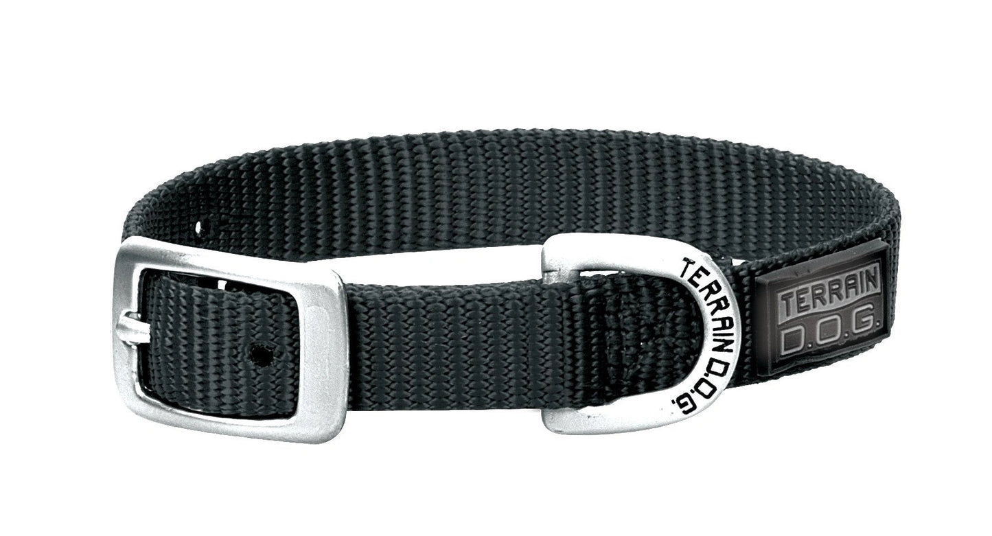 Weaver Leather Nylon Single - Ply Dog Collar - Hooves and Paws