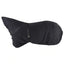 Classic Equine Polar Fleece Cooler Premium - Black - Moisture-Wicking Horse Cooler with Horn Slit - Multiple Sizes