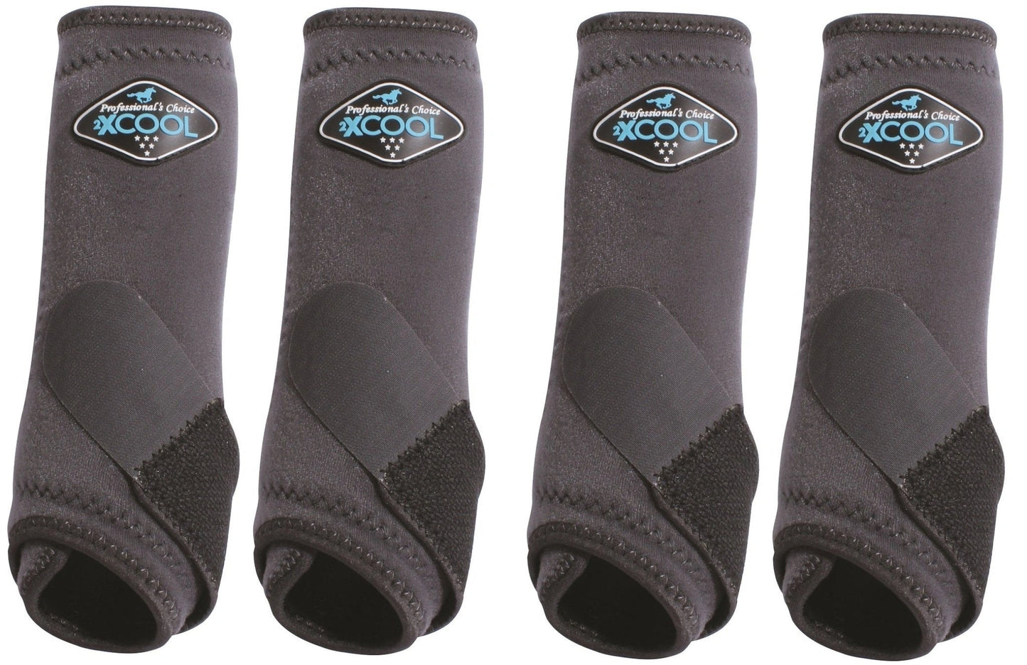 Professional's Choice Sports Medicine 2XCOOL Pattern Horse Equine Boots 4 - Pack - Hooves and Paws