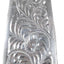 Cashel Engraved Slanted Stirrups - 3" x 5.5" Heavy-Gauge Aluminum Offset Design for Knee and Back Pain Relief