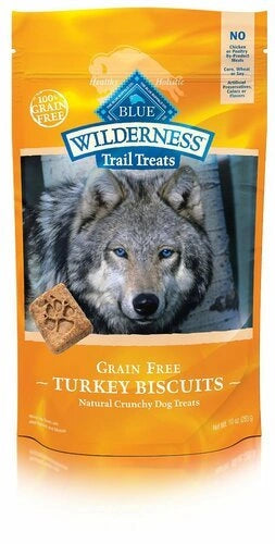 Wilderness Biscuits - 10 Oz Bag - Turkey & Chicken - Hooves and Paws