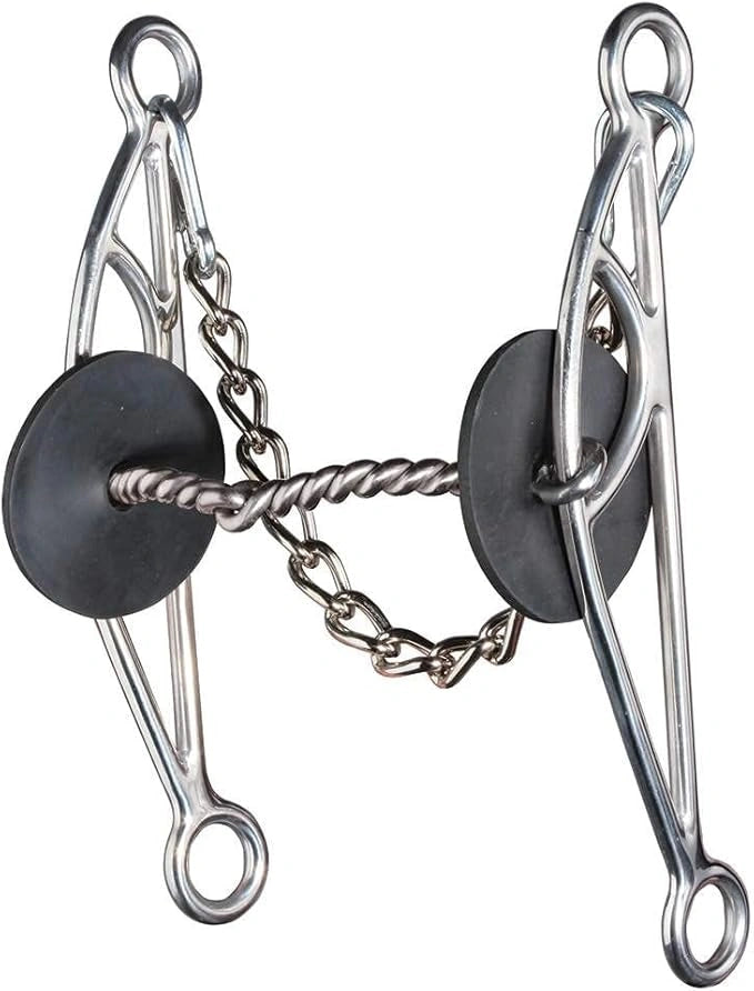 Professionals Choice Professional Greeley Long Shank Twisted Wire Bit - Hooves and Paws