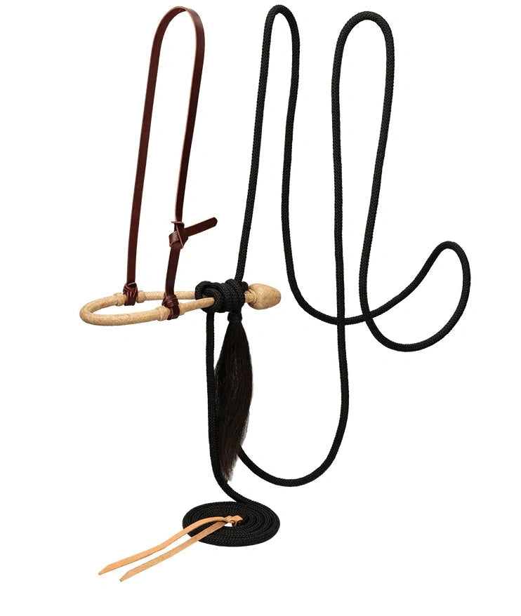 Weaver Leather Mecate, Complete, Black Reins - Hooves and Paws