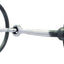 Weaver Leather Black Steel Ring Snaffle Horse Bit - 5" Sweet Iron Mouth with Copper Inlay, 3" O-Rings