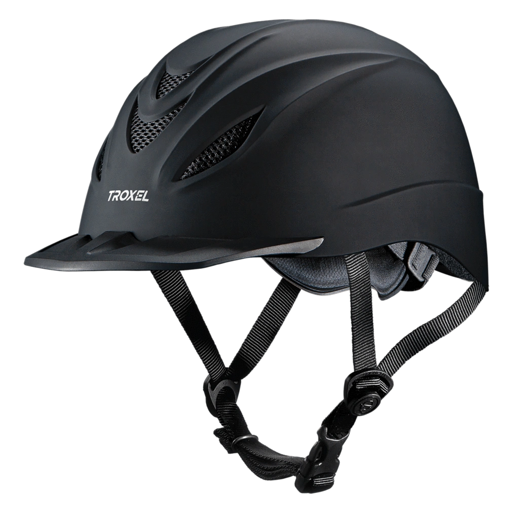 Troxel Low Profile Western Safety Riding Duratec Helmet Intrepid - Hooves and Paws