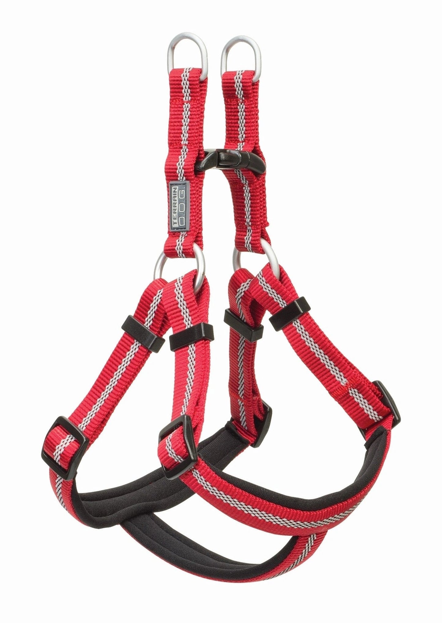 Weaver Terrain D.O.G. Durable Pet Outdoor Gear Reflective Neoprene Lined Harness - Hooves and Paws