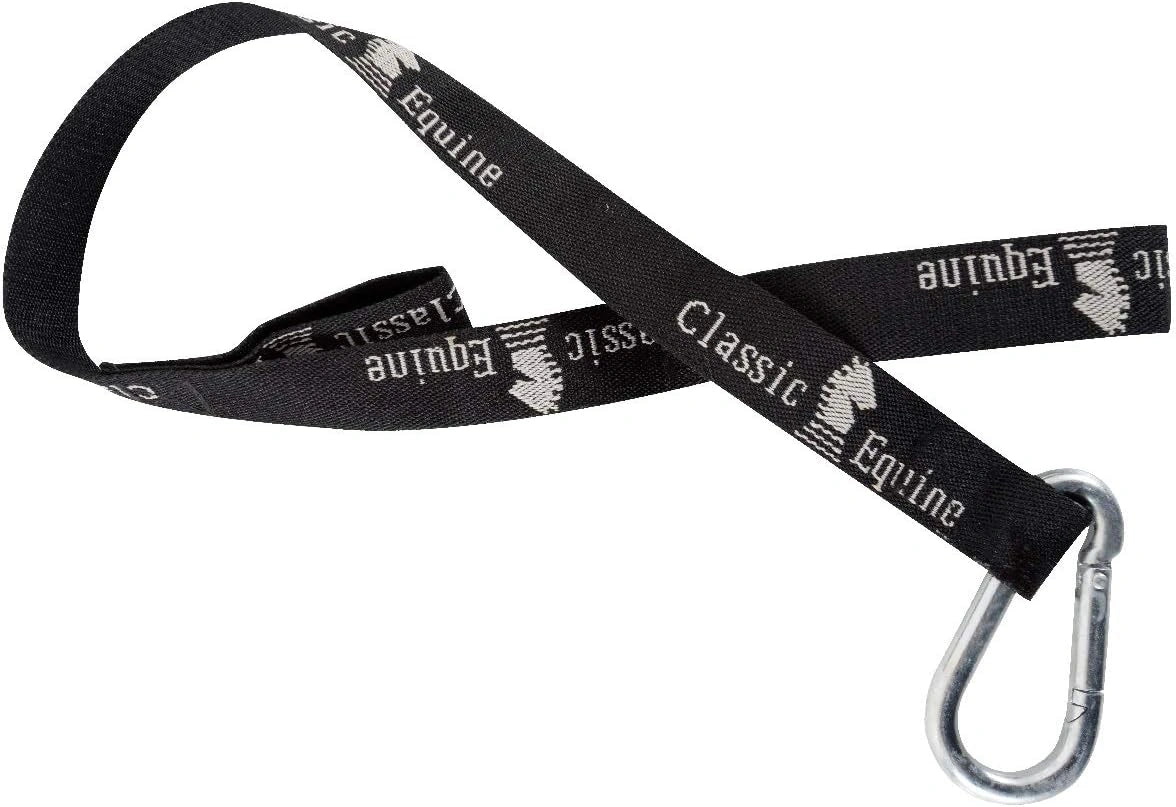 Classic Equine Bucket Strap Black - Hooves and Paws