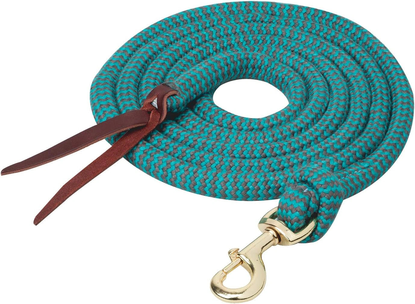 Weaver Leather Bamboo Ecoluxe Horse Lead Rope - Eco-Friendly Organic Bamboo with Brass-Plated Snap