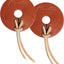 Professional's Choice Texas Leather Bit Guards - Anti-Rub Horse Bit Protection, Universal Fit, Sold in Pairs