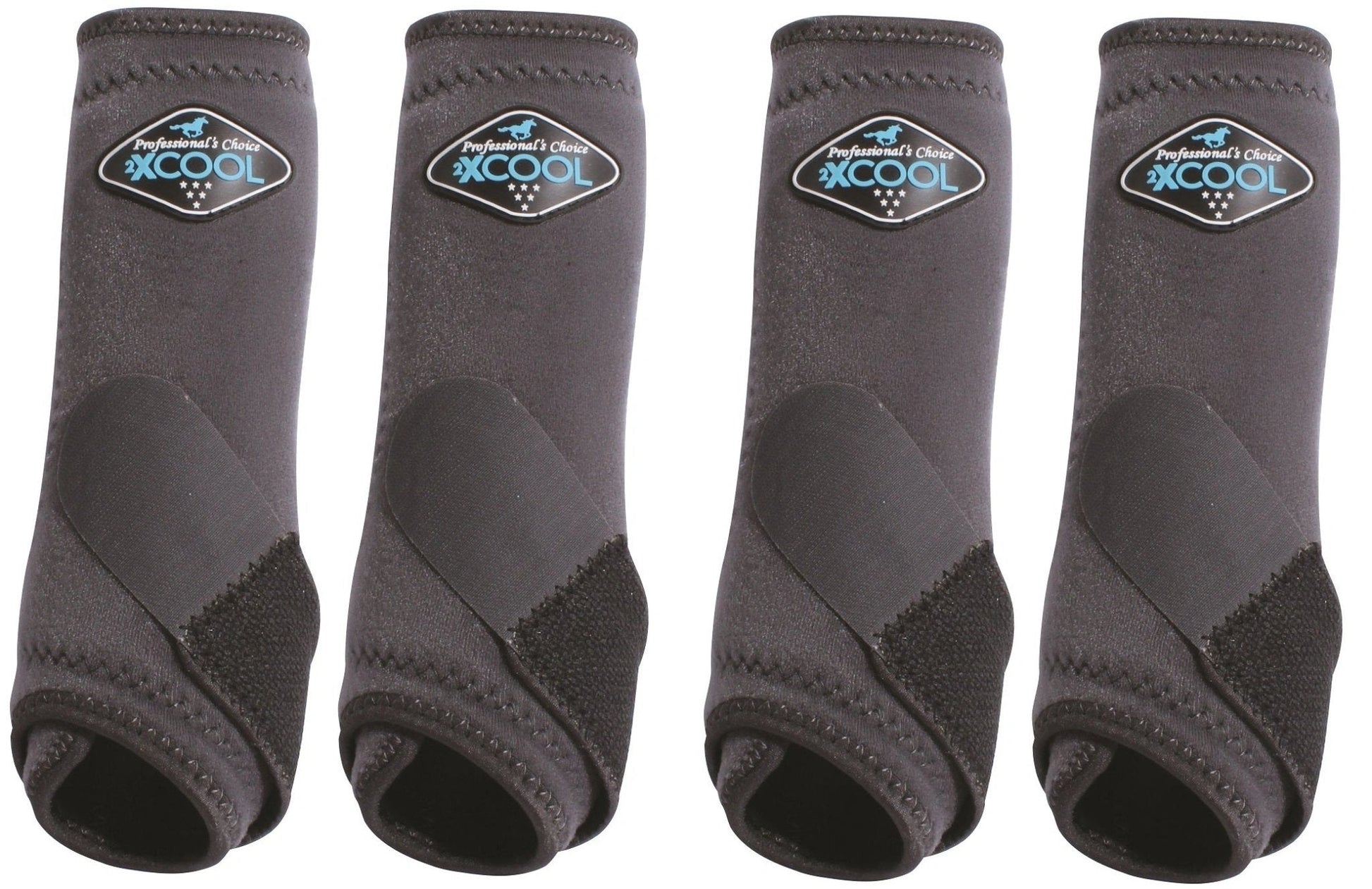 Professional's Choice Sports Medicine 2XCOOL Pattern Horse Equine Boots 4 - Pack - Hooves and Paws