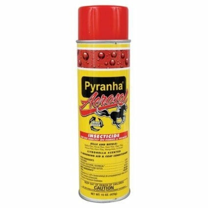Pyranha Insect Aerosol 15oz Champion-Approved Fly Control - s, presented with clean minimalist background
