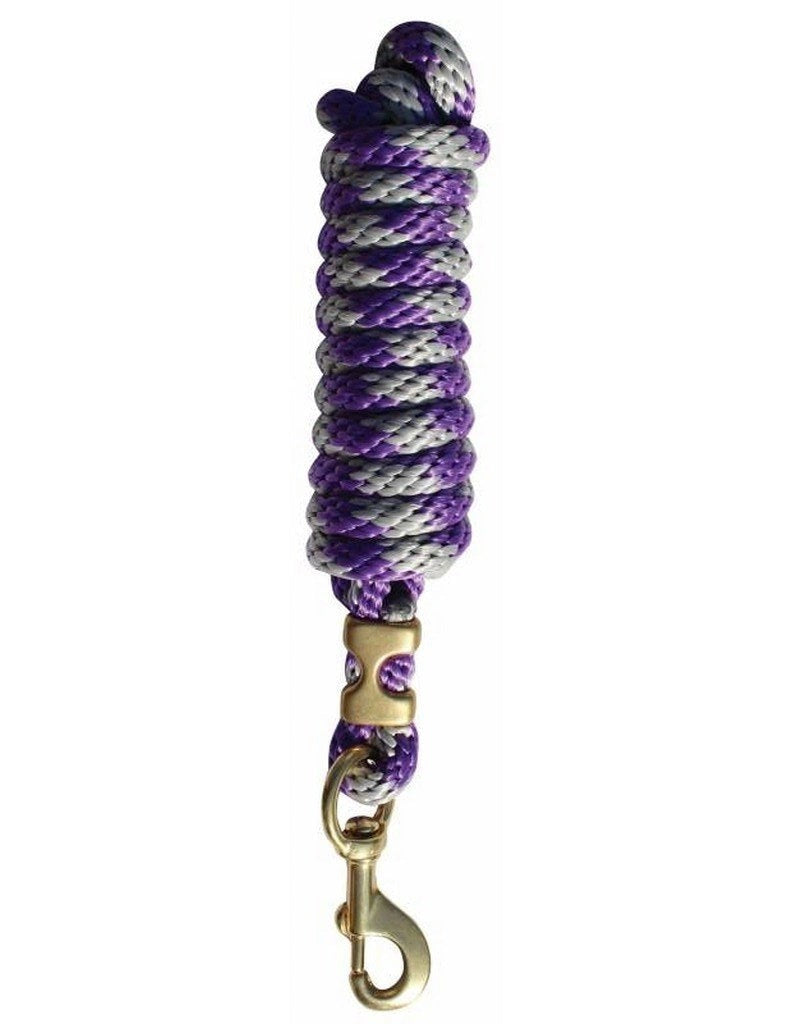 Professional's Choice 10ft Poly Lead Rope - Durable Polyester Horse Lead with Heavy-Duty Plunger Latch Hook - 10ft