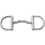 Myler 3 3/8" Medium Dee Without Hooks With Mullen Low Port Barrel Snaffle 5 Inch Mouth English Dee Mb 06 - Hooves and Paws