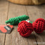 Jojio Knot Tug and play Cherry Dog Toys