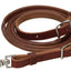 Weaver Leather Oiled Canyon Rose Heavy Harness Leather Round Roper Rein with Stainless Steel Hardware - 5/8"