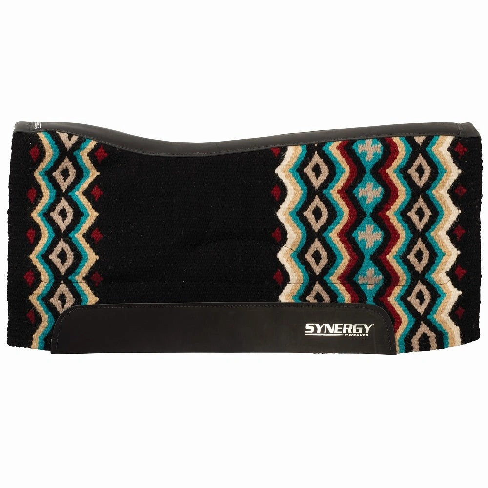 Weaver Leather Synergy Natural Fit Performance Wool Blend Felt Saddle Pad - Hooves and Paws