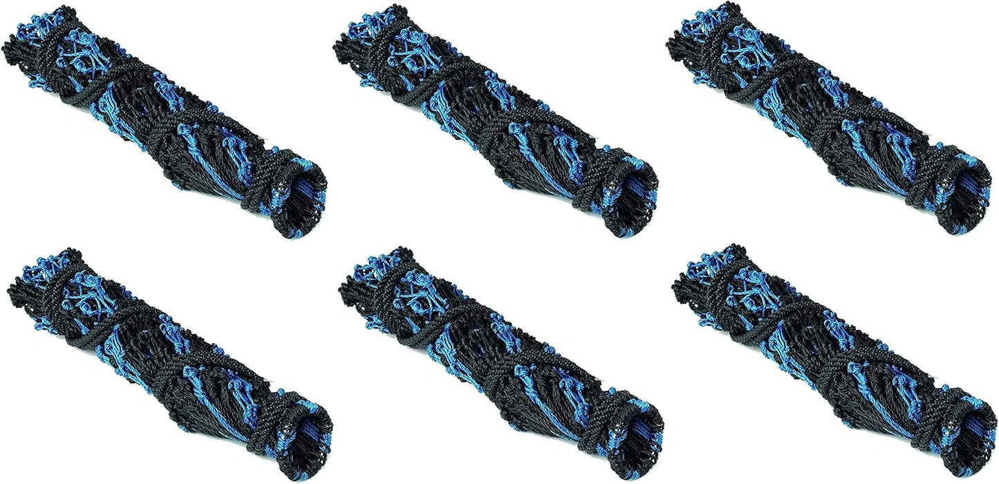 Shires Deluxe Haylage 36" Haynet (Pack of 6) #1022 - Net Black/Blue