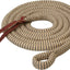 Weaver Leather Bamboo Ecoluxe Horse Lead Rope - Eco-Friendly Organic Bamboo with Brass-Plated Snap