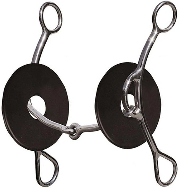 Professional's Choice Brittany 8â€ Shank Snaffle Gag - Hooves and Paws