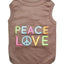 Parisian Pet Peace Love Embroidered Tshirt - Hooves and Paws