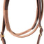 Weaver Leather Hermann Oak Russet Harness Leather Round Roper Reins - 3/4" x 8' with Solid Brass Snap