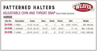 Weaver Equine Nylon Horse Halter, Comfort Double-Ply Webbing, Adjustable Halters Patterns