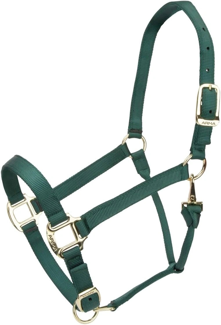 Shires ARMA Adjustable Horse Nylon Halter 10574 - Hooves and Paws