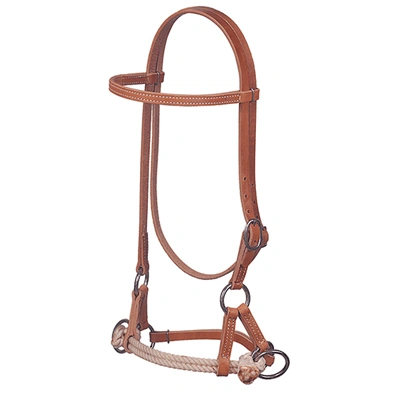 Weaver Leather Side Pull - Hooves and Paws