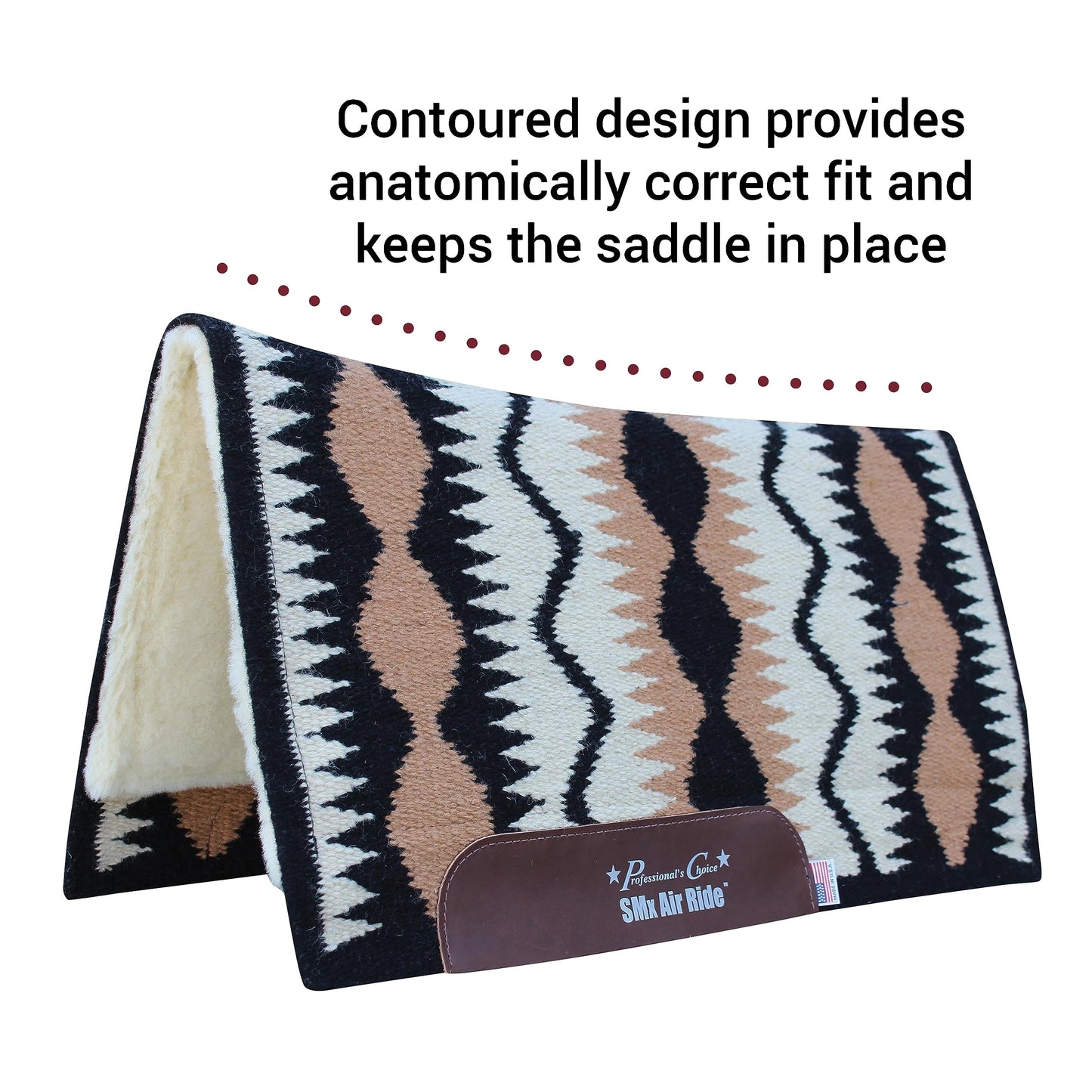 Professional's Choice Comfort-Fit SMX Air Ride Pad | Cooling System & Shock Absorption | Serpentine