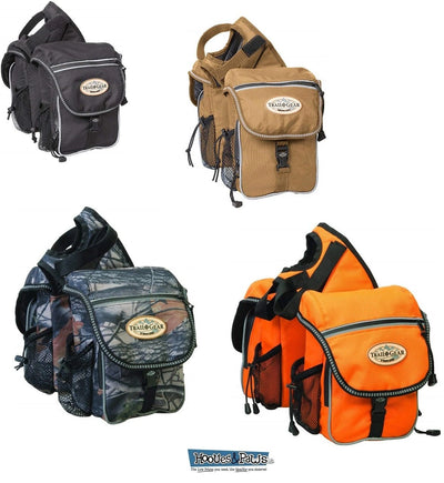 Weaver Leather Trail Gear Horse Equine Pommel Horn Bag - Hooves and Paws