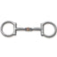 Myler Western Dee With Sweet Iron Bristol Roller Snaffle 5 Inch Mouth Copper Inlay Mb 11 - Hooves and Paws