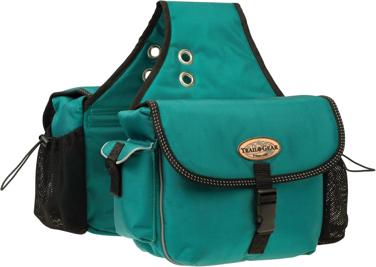 Weaver Leather Trail Gear Horse Equine Saddle Bag - Hooves and Paws