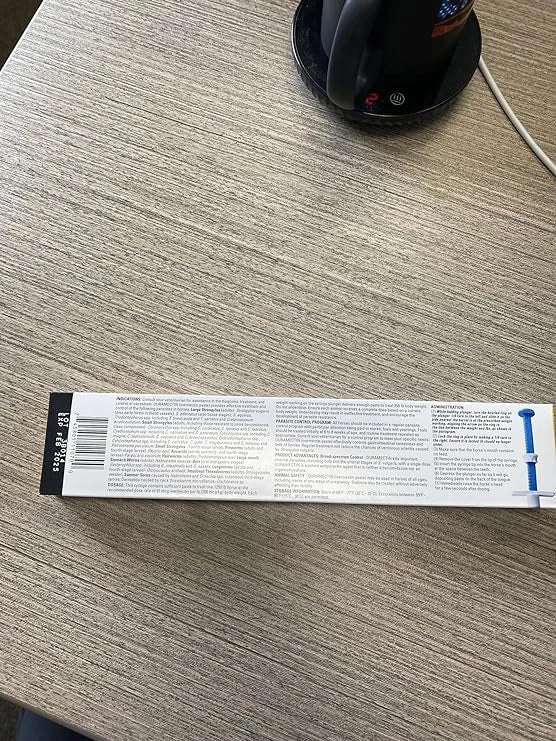 durvet Duramectin Ivermectin Paste 1.87% for Horses, 0.21 oz (Pack of 2)